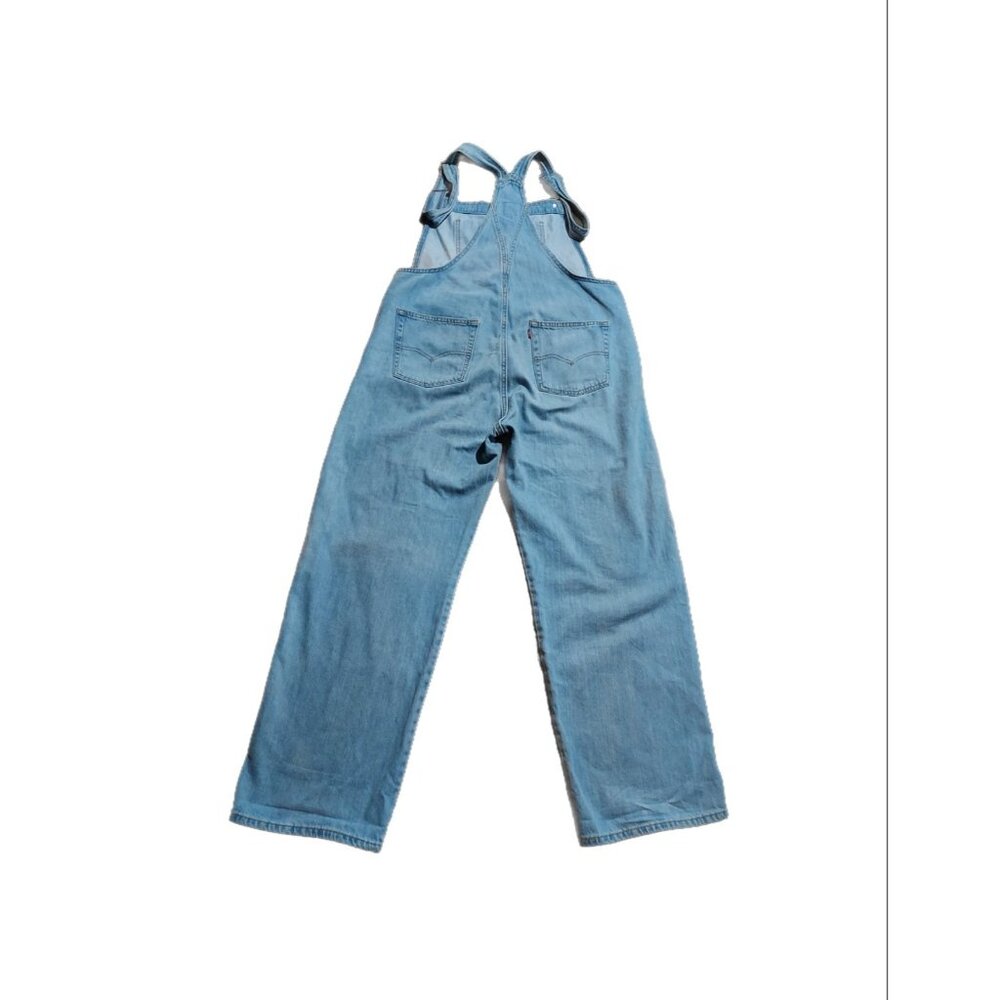 Overalls Slouchy Levi Carpenter Light Wash Jeans Size Large - Picture 3 of 12